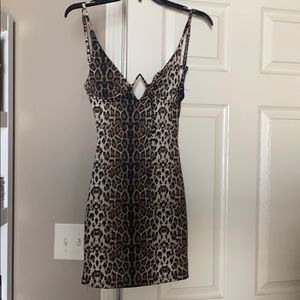 Leopard print dress